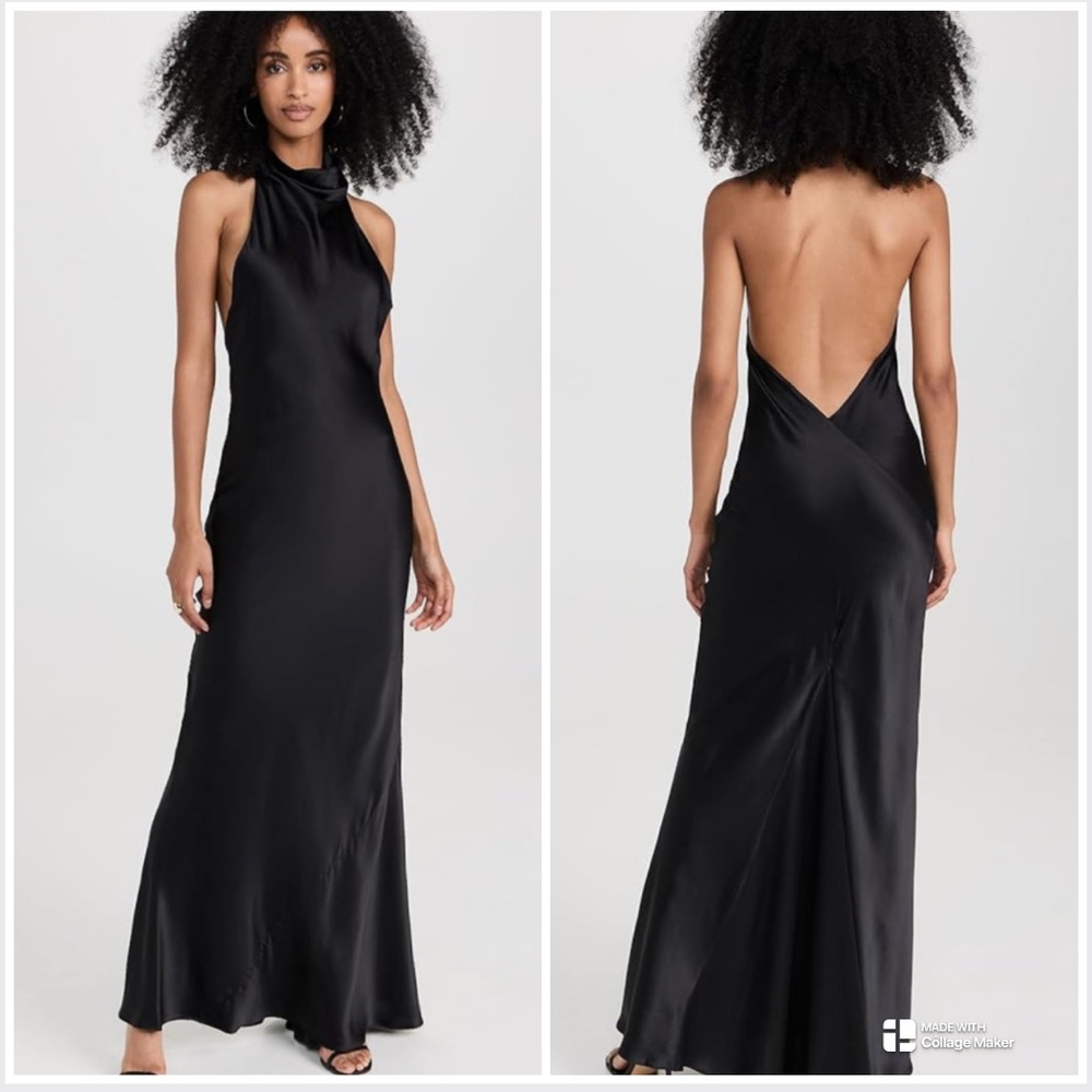 Amanda Uprichard Rainier Silk Gown Small